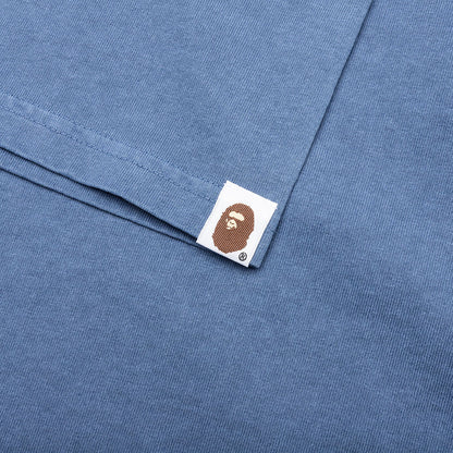 Pigment Dyed College Relaxed Fit Tee - Navy