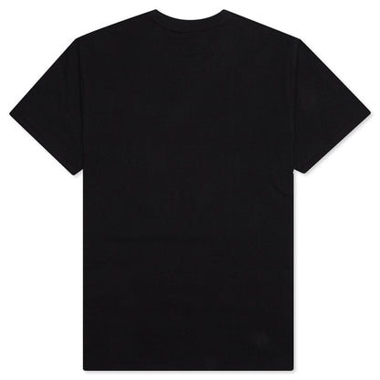 Woodland Camo College Tee  - Black