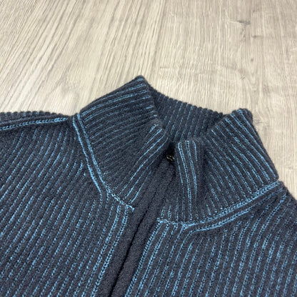 CP Company Knit Zip Fleece - Aegean Blue