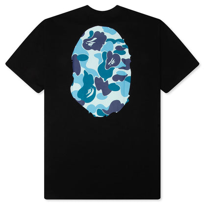 ABC Camo Big Ape Head Tee - Black/Blue