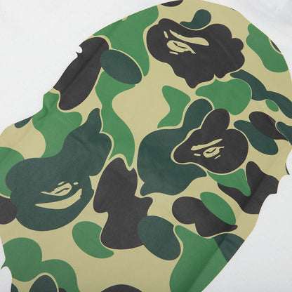 ABC Camo Big Ape Head Tee - White/Green