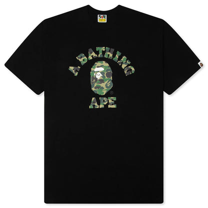 ABC Camo College Tee - Black/Green