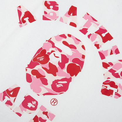 ABC Camo College Tee - White/Pink