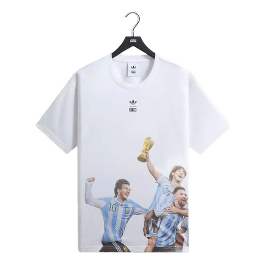 KITH x Messi for adidas Football World Cup Graphic T-Shirt 'White' ADKU4261