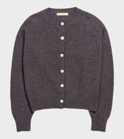 Ada Crewneck Cardigan Derby Grey