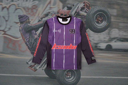 Ksubi x ASAP TyY Moto Jersey - Purple