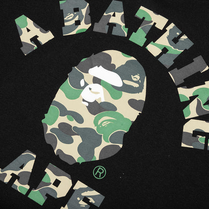 Abc Camo College Pullover Hoodie - Black