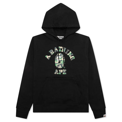Abc Camo College Pullover Hoodie - Black