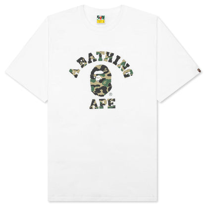 Abc Camo College Tee - White/Green