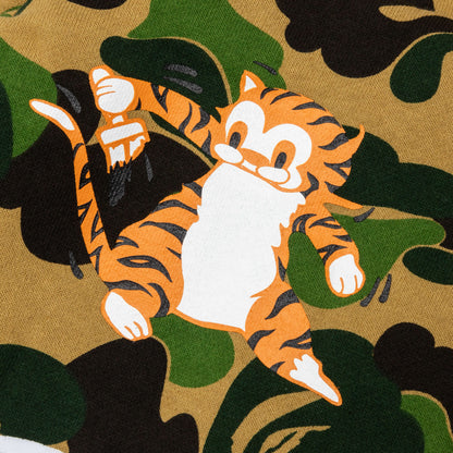 Abc Camo Tiger Full Zip Hoodie - Green