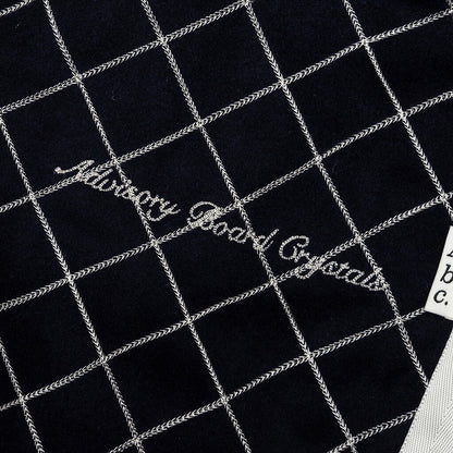 Abc. Diamond Chain Stitch Quilted Wool Zipper Breakaway Pants - Navy