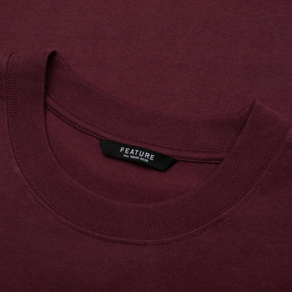 Academy Tee - Oxblood Red