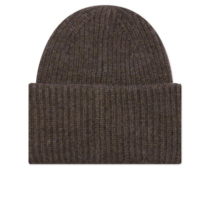 Face Logo Beanie - Grey/Brown