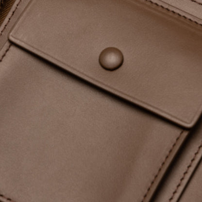 Zipped Wallet - Camel Brown