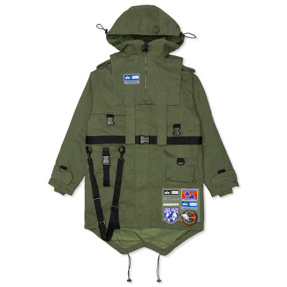 Ader Error x Alpha Industries M-65 Parka - Sage