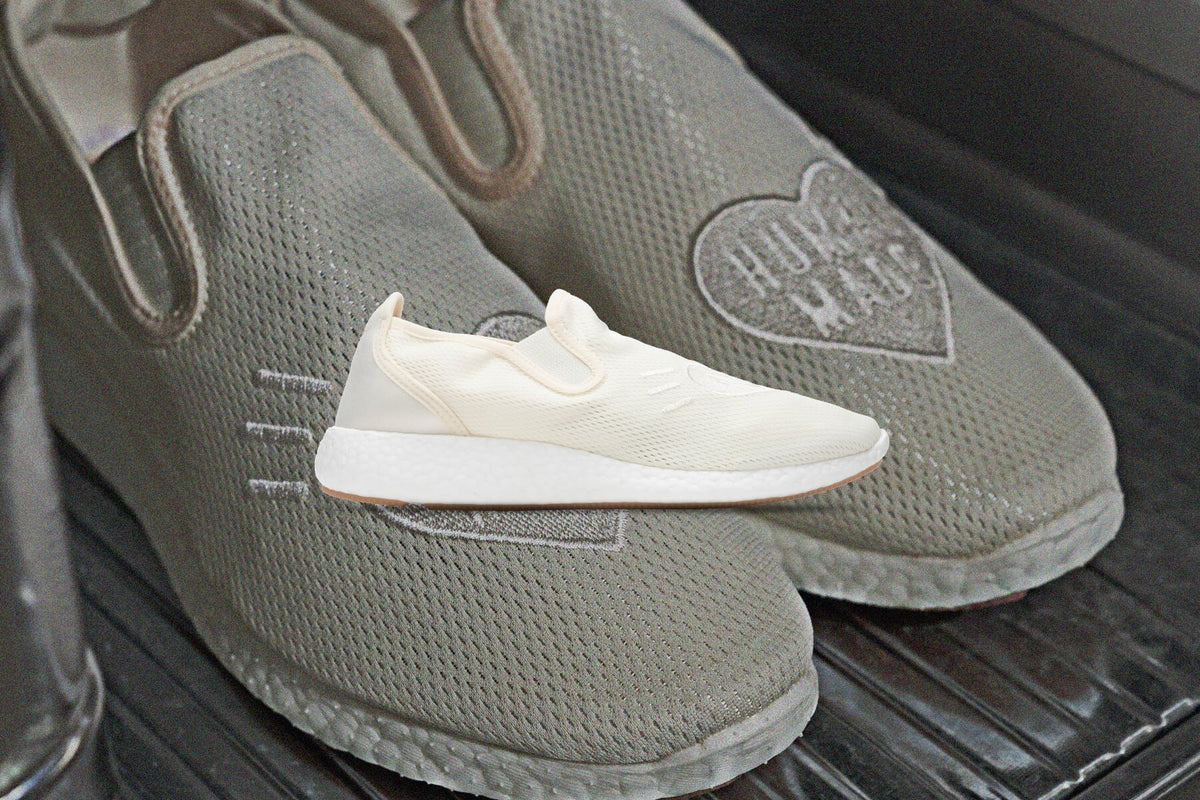 adidas Originals x Human Made Slipon Pure - White