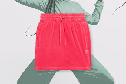 adidas Originals x Jeremy Scott Women's Skirt - Solar Pink