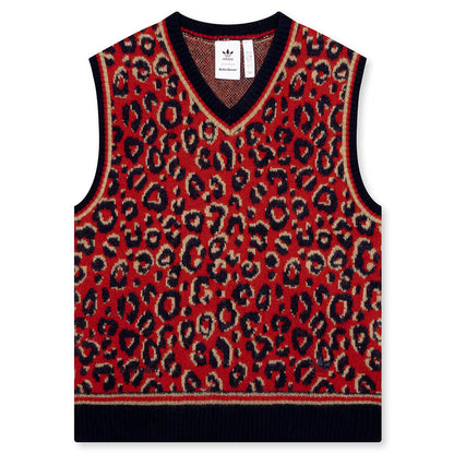 adidas Originals x Wales Bonner Knit Vest - Collegiate Navy/Magic Beige/Better Scarlet