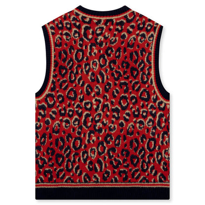adidas Originals x Wales Bonner Knit Vest - Collegiate Navy/Magic Beige/Better Scarlet