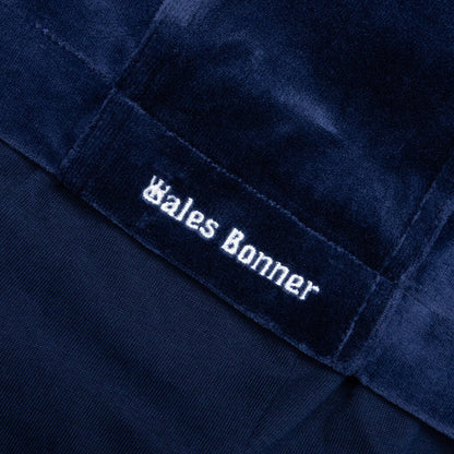 adidas Originals x Wales Bonner Velour Track Jacket - Collegiate Navy