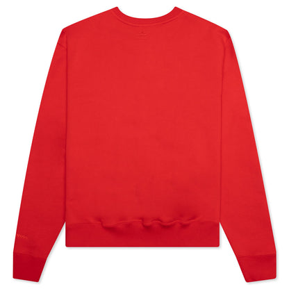 adidas Originals x Pharrell Williams Basics Crew - Vivid Red