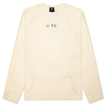 adidas Originals x Thug Club L/S T-Shirt - Cream White