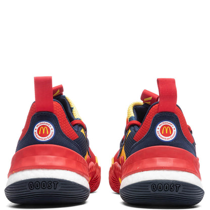 adidas Originals x Trae Young 1 MCAAG - Solid Red/Bold Gold/Navy Blue