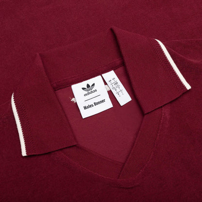 adidas Originals x Wales Bonner Terry Polo - Collegiate Burgundy