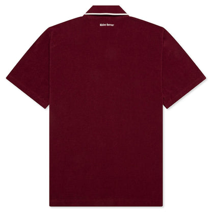 adidas Originals x Wales Bonner Terry Polo - Collegiate Burgundy