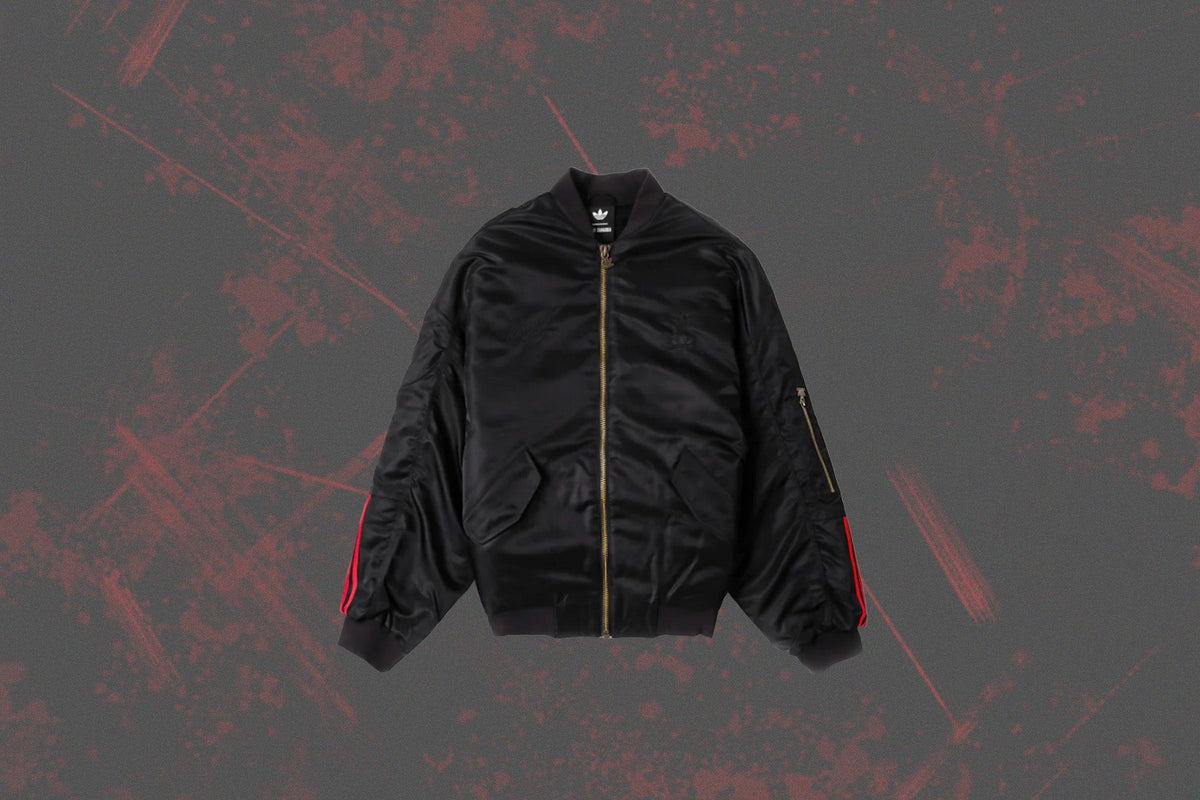 adidas Originals x Willy Chavarria Satin Bomber - Black