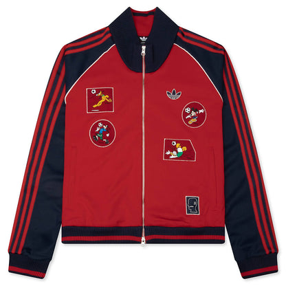 adidas Originals x Brain Dead by Disney Track Top - Better Scarlet