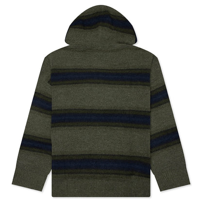adidas Originals x CLOT by Edison Chen Baja Hoodie - Trace Khaki/Tech Indigo