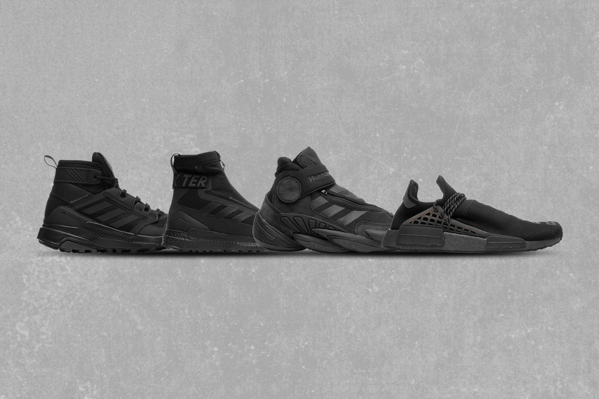 adidas Originals x Pharrell Williams Hu NMD - Core Black