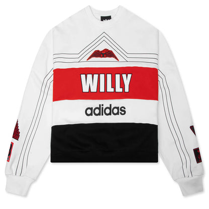 adidas Originals x Willy Chavarria NY Crewneck Sweatshirt - Off White