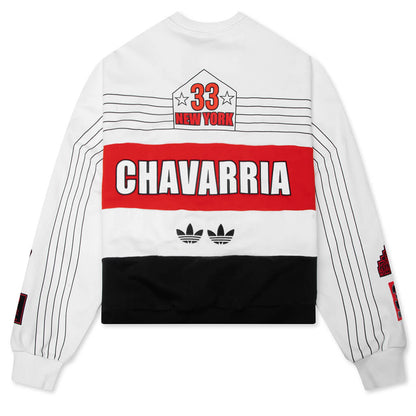 adidas Originals x Willy Chavarria NY Crewneck Sweatshirt - Off White
