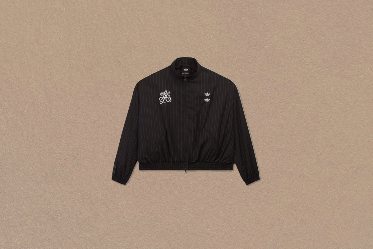 adidas Originals x Willy Chavarria Pinstripe Track Jacket - Black