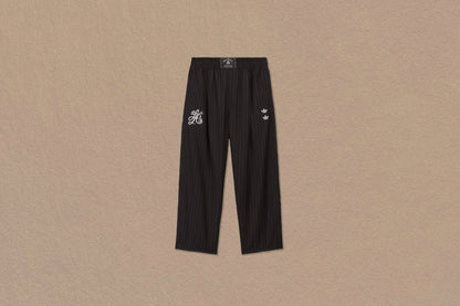 adidas Originals x Willy Chavarria Pinstripe Track Pants - Black