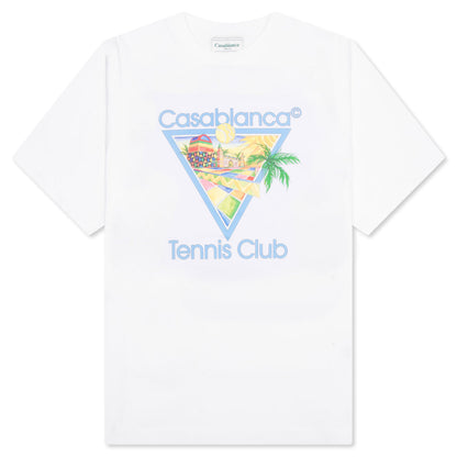 Afro Cubism Tennis Club T-Shirt - White