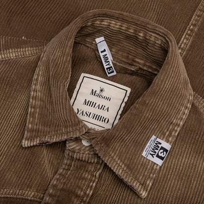 Aged Corduroy Shirt - Brown