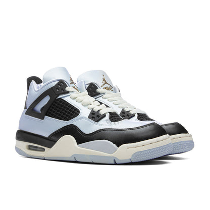 Air Jordan 4 Retro (GS) - Pure Platinum/Metallic Gold/Black/Sail