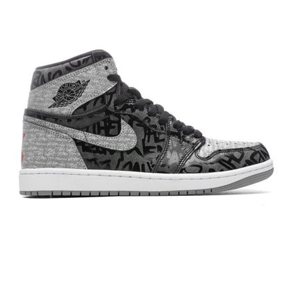 Air Jordan 1 Hi OG "Rebellionaire" - Black/White/Particle Grey