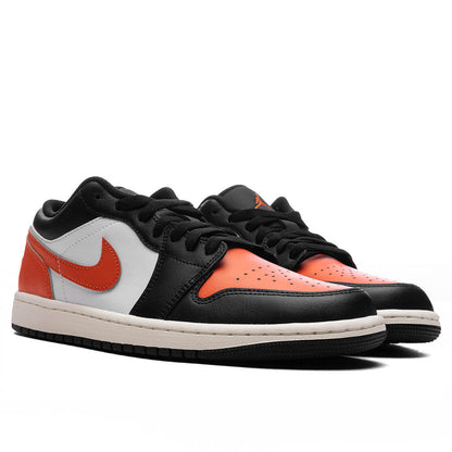 Air Jordan 1 Low - Black/Starfish/White/Sail