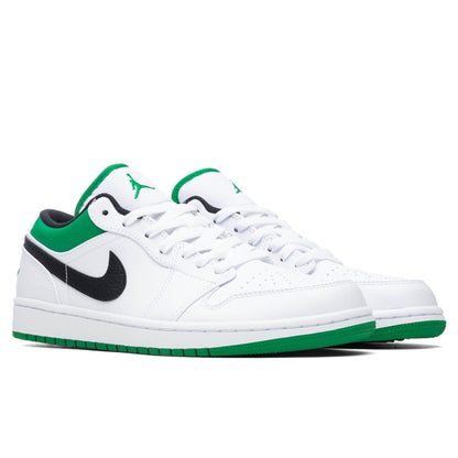 Air Jordan 1 Low - White/Stadium Green/Black