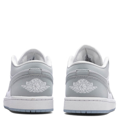 Women's Air Jordan 1 Low - White/Wolf Grey/Aluminum