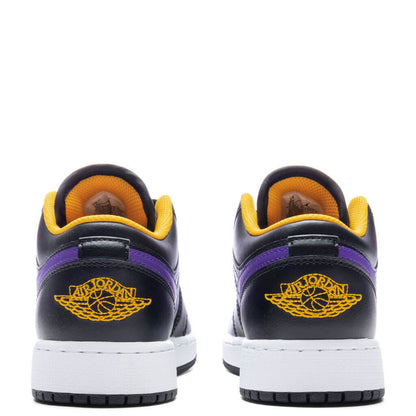Air Jordan 1 Low (GS) - Black/Dark Concord/Taxi