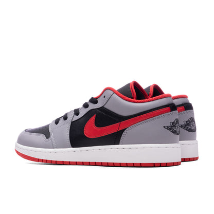 Air Jordan 1 Low (GS) - Black/Fire Red/Cement Grey/White