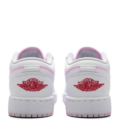 Air Jordan 1 Low (GS) - Pink Foam/White/Fire Red