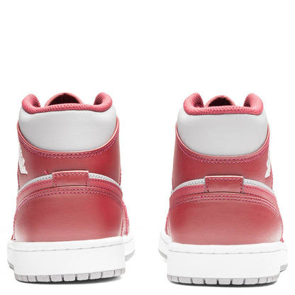 Air Jordan 1 Mid - Cherrywood Red/Cement Grey/White