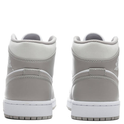 Air Jordan 1 Mid - College Grey/Light Bone/White