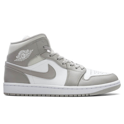 Air Jordan 1 Mid - College Grey/Light Bone/White